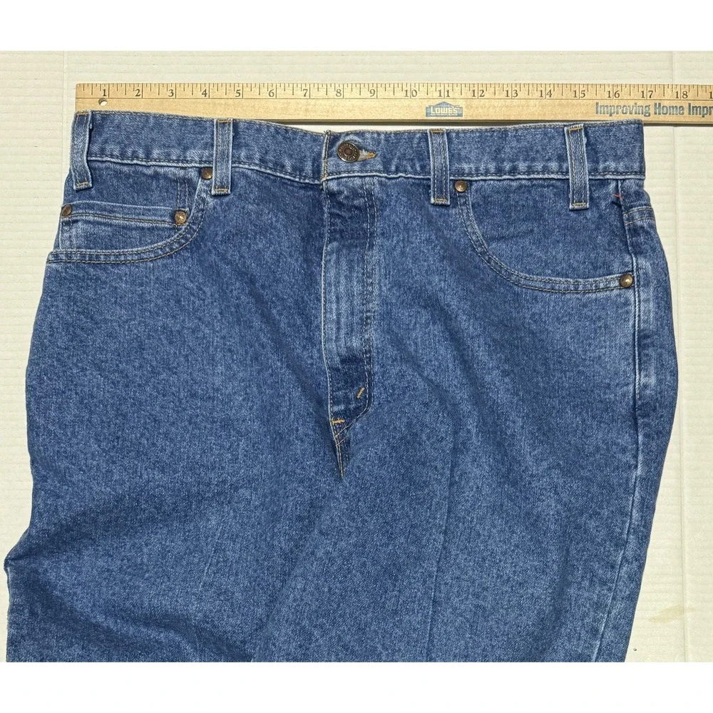 LEVI'S 540 - Men's Vintage 1999 Orange Tab Relaxed USA Denim‎ Blue Jeans - 36x29